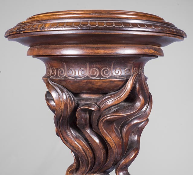 Мезон Бамбука Перре и Вибера  (относится к работе) - Пара подставок в японском стиле, украшенных драконами Мезон Бамбука Перре и Вибера  (относится к работе) - Пара подставок в японском стиле, украшенных драконами-7