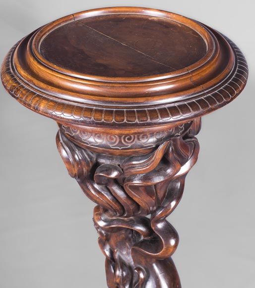 Мезон Бамбука Перре и Вибера  (относится к работе) - Пара подставок в японском стиле, украшенных драконами Мезон Бамбука Перре и Вибера  (относится к работе) - Пара подставок в японском стиле, украшенных драконами-8