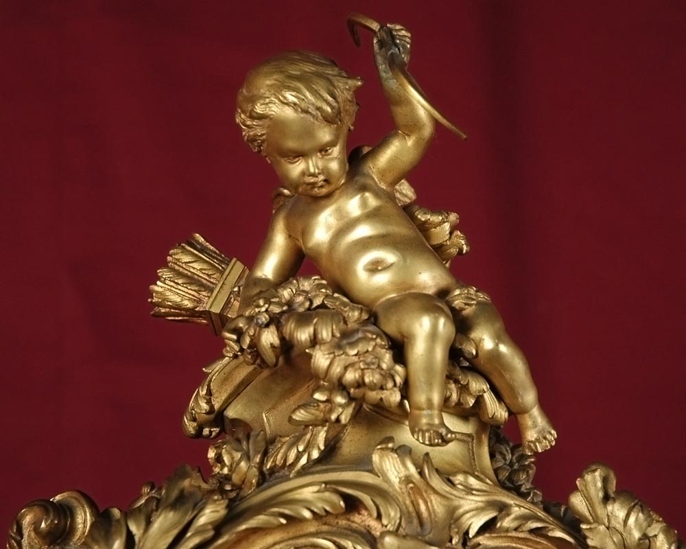 ЛЕОН МЕССАЖЕ (8 марта1842 – 16 мая 1901 ?),  Часы с Амуром  ЛЕОН МЕССАЖЕ (8 марта1842 – 16 мая 1901 ?),  Часы с Амуром -2