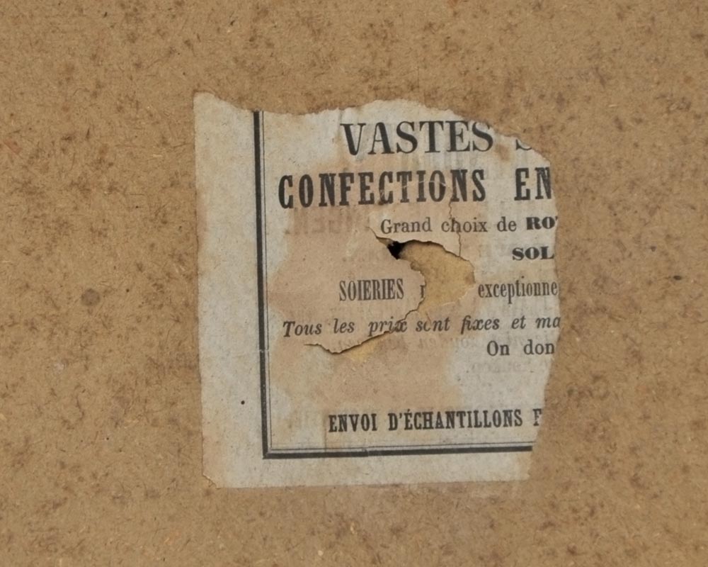 Пара рам в японском стиле, изготовленных из черненого дерева, украшенных элементами из вышитого шёлка. Пара рам в японском стиле, изготовленных из черненого дерева, украшенных элементами из вышитого шёлка.-11