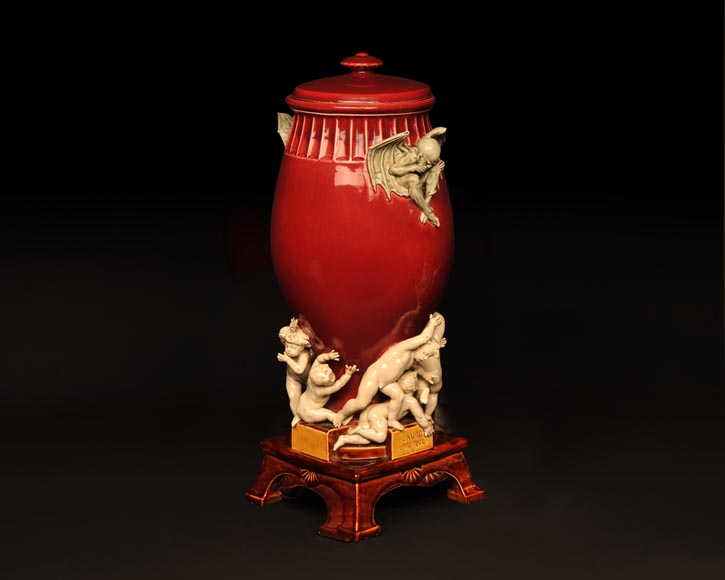 ЛУИ РОБЕРТ КАРРЬЕР-БЕЛЛЕЗ (1848-1913) ФАЯНСОВЫЕ МАСТЕРСКИЕ ШУАЗИ-ЛЕ-РУА (1863–1938) «Спасайся, кто может!»  ЛУИ РОБЕРТ КАРРЬЕР-БЕЛЛЕЗ (1848-1913) ФАЯНСОВЫЕ МАСТЕРСКИЕ ШУАЗИ-ЛЕ-РУА (1863–1938) «Спасайся, кто может!» -1