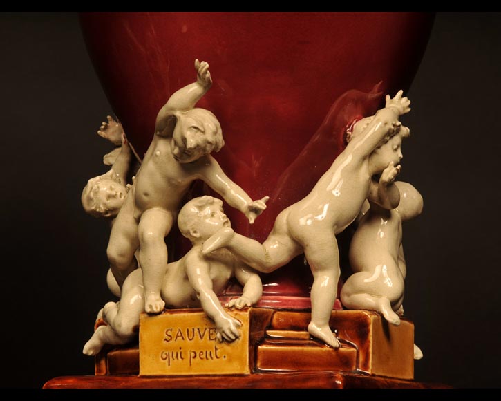 ЛУИ РОБЕРТ КАРРЬЕР-БЕЛЛЕЗ (1848-1913) ФАЯНСОВЫЕ МАСТЕРСКИЕ ШУАЗИ-ЛЕ-РУА (1863–1938) «Спасайся, кто может!»  ЛУИ РОБЕРТ КАРРЬЕР-БЕЛЛЕЗ (1848-1913) ФАЯНСОВЫЕ МАСТЕРСКИЕ ШУАЗИ-ЛЕ-РУА (1863–1938) «Спасайся, кто может!» -3