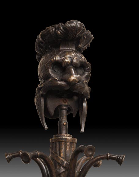 Жан-Франсуа Гештер (1796-1844) - Пара канделябров, украшенных рыцарями. Жан-Франсуа Гештер (1796-1844) - Пара канделябров, украшенных рыцарями.-5