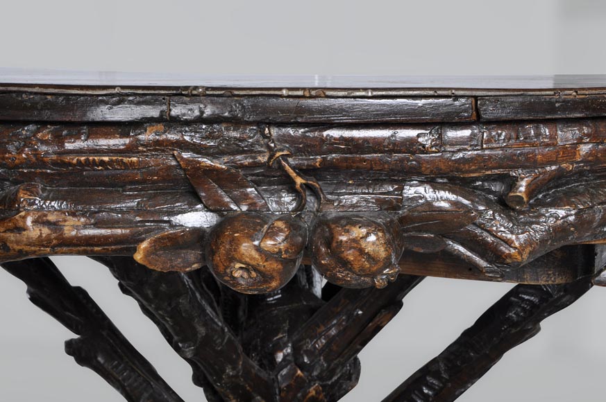 Матью (1815-1889) и Виллем (1816-1881) ХОРРИКС (предположительно работы). Большая столовая в стиле «Черный лес». Матью (1815-1889) и Виллем (1816-1881) ХОРРИКС (предположительно работы). Большая столовая в стиле «Черный лес».-2