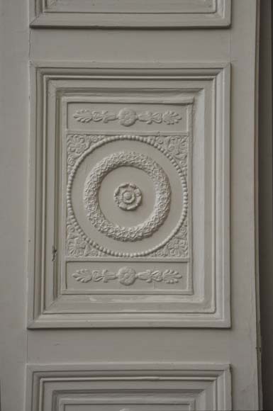 Двустворчатая дверь в стиле Неоклассицизма по рисунку Персье и Фонтена. Двустворчатая дверь в стиле Неоклассицизма по рисунку Персье и Фонтена.-1