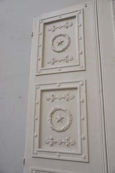 Двустворчатая дверь в стиле Неоклассицизма по рисунку Персье и Фонтена. Двустворчатая дверь в стиле Неоклассицизма по рисунку Персье и Фонтена.-8