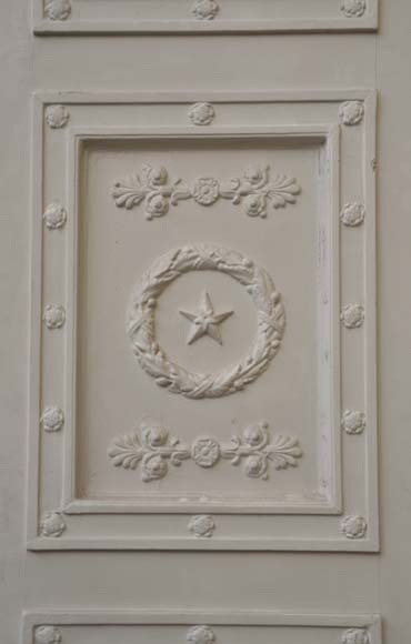 Двустворчатая дверь в стиле Неоклассицизма по рисунку Персье и Фонтена. Двустворчатая дверь в стиле Неоклассицизма по рисунку Персье и Фонтена.-9