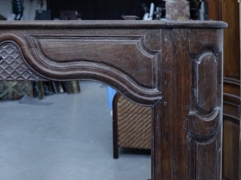 Большой старинный дубовый камин в стиле эпохи Регентства, первая половина 19 века. Большой старинный дубовый камин в стиле эпохи Регентства, первая половина 19 века.-6