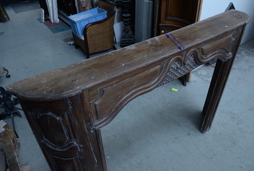 Большой старинный дубовый камин в стиле эпохи Регентства, первая половина 19 века. Большой старинный дубовый камин в стиле эпохи Регентства, первая половина 19 века.-8