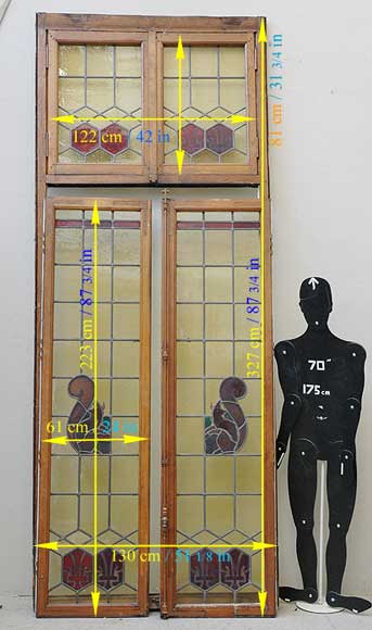 Витражи с белками. Витражи с белками.-15