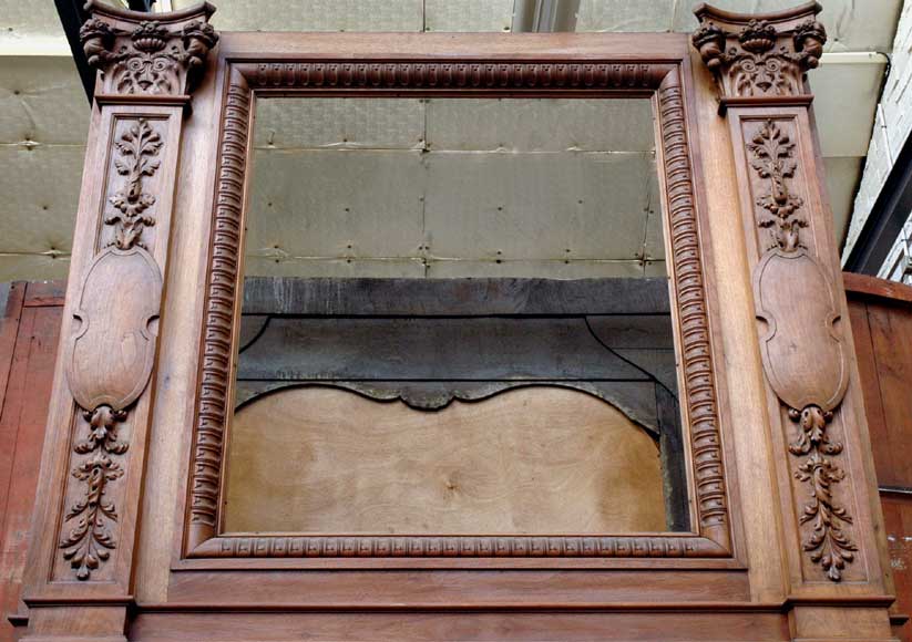 Камин с трюмо из акажу Камин с трюмо из акажу-1