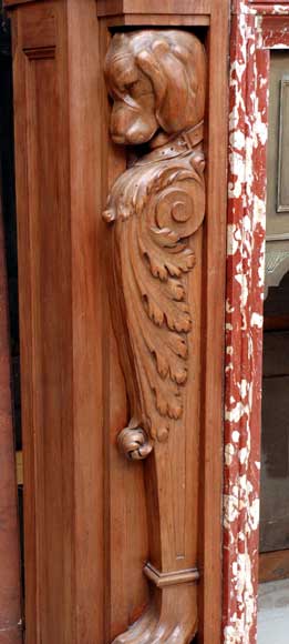 Камин с трюмо из акажу Камин с трюмо из акажу-7