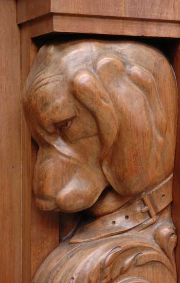 Камин с трюмо из акажу Камин с трюмо из акажу-8