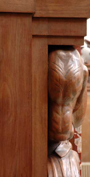 Камин с трюмо из акажу Камин с трюмо из акажу-9