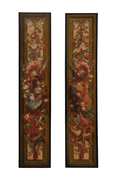 Эскиз для двух гобеленов на окна Эскиз для двух гобеленов на окна-0