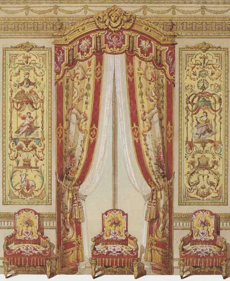 Эскиз для двух гобеленов на окна Эскиз для двух гобеленов на окна-1