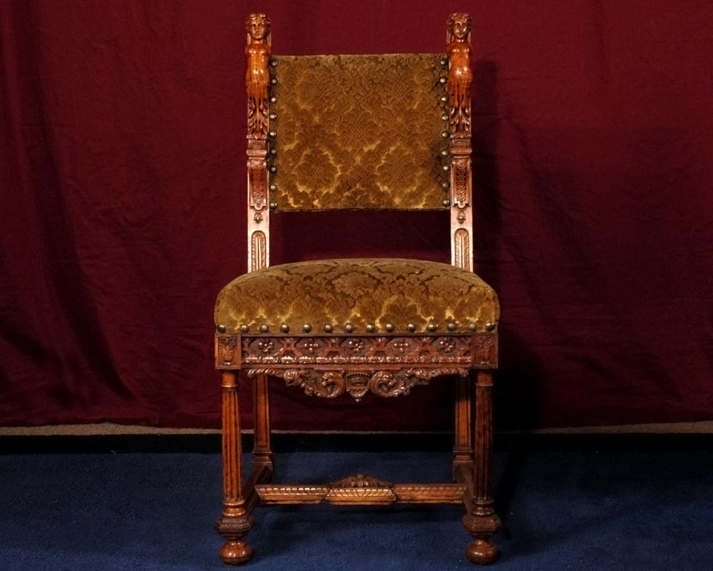 МОИС МИКЕЛАНЖЕЛО ГУГЕНХЕЙМ  (1837 – 1910), Два кресла и четыре стула-3