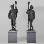 «Пажи», великолепная пара чугунных статуй, изготовленных литейной мастерской Валь дОсн.