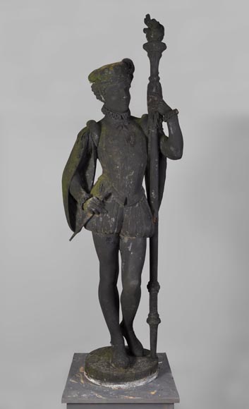 «Пажи», великолепная пара чугунных статуй, изготовленных литейной мастерской Валь дОсн.-2