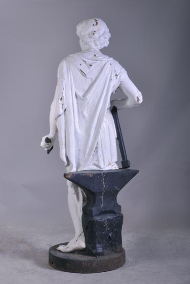 Матюрин МОРО (1822 – 1912) (предположительно работы). Кузнец. Чугунная статуя по модели литейной мастерской Валь дОсн.-7