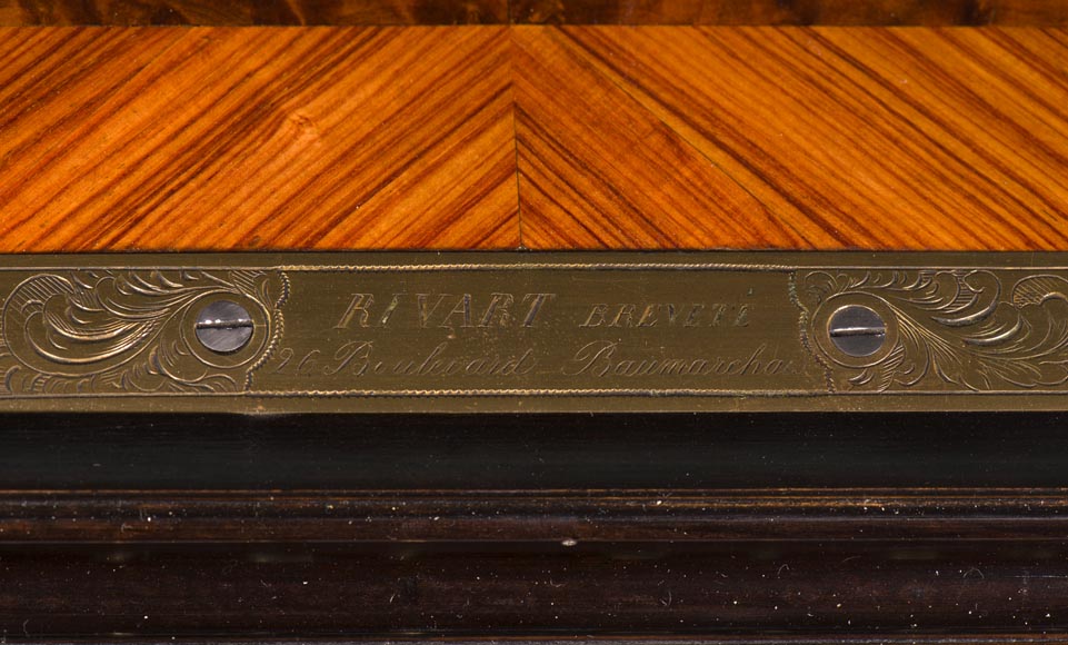 Жюльен-Николя Ривар (1802-1867) - Великолепная шкатулка для драгоценностей, украшенная маркетри из фарфора, ранее находившаяся в коллекции Эльзы Скиапарелли-6