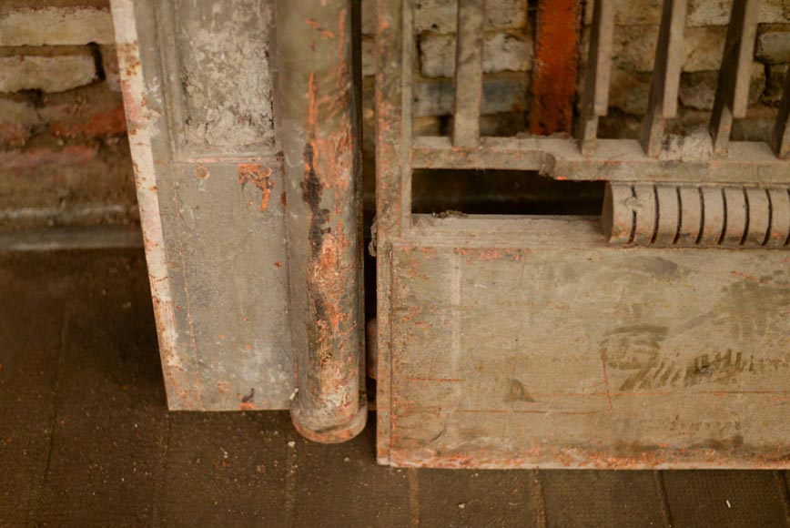 ПУАЛЕРА Жильбер – Пара дверей и перила в стиле Ар-деко, изготовленные из кованого железа и бронзы, 1936 год.-16