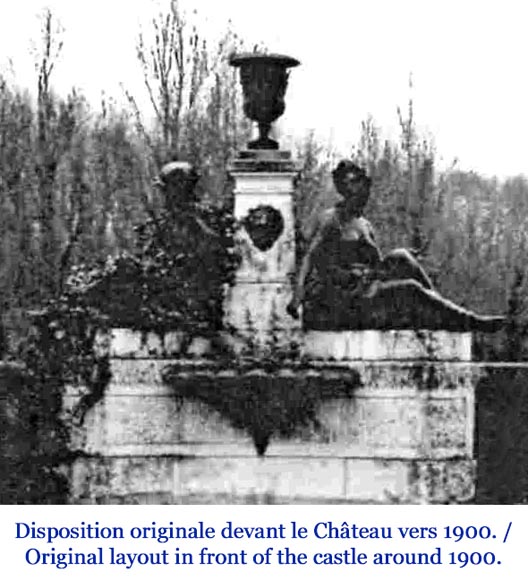 «Ацис и Галатея», великолепный ансамбль чугунных скульптур, изготовленных литейной мастерской Валь дОсн, составляющих фонтан, который ранее находился в замке Пиан недалеко от Бордо.-7