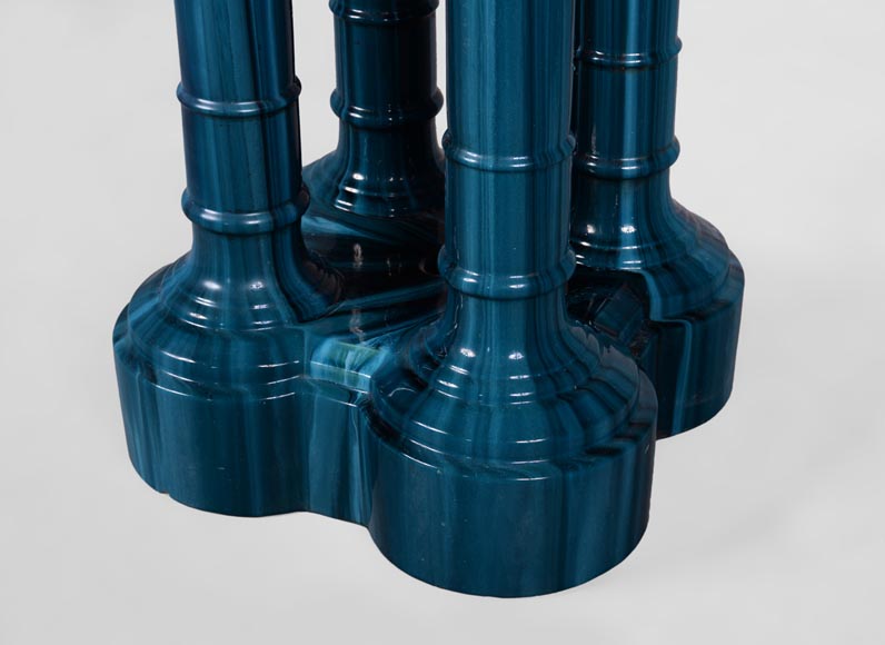 Дельфен МАССИЕ (1836-1907) - Большая фаянсовая садовая ваза в стиле Ориентализма.  -9
