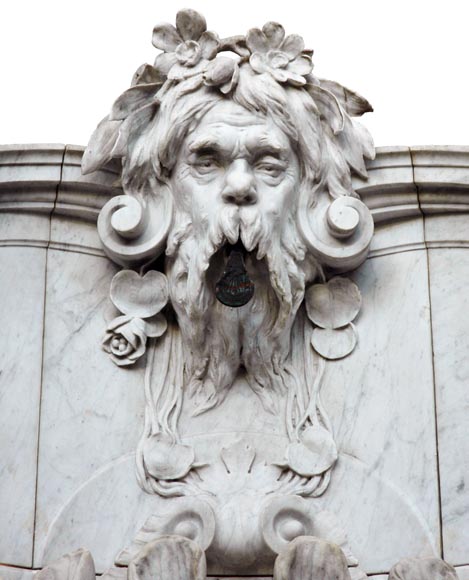 Monumental Garden Fountain in Carrara marble and Statuary marble attributed to Rudolf Weyr, Vienna, late 19th century_ru