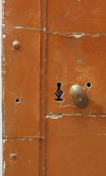 Дверь в нео-готическом стиле из ореха и дуба-15