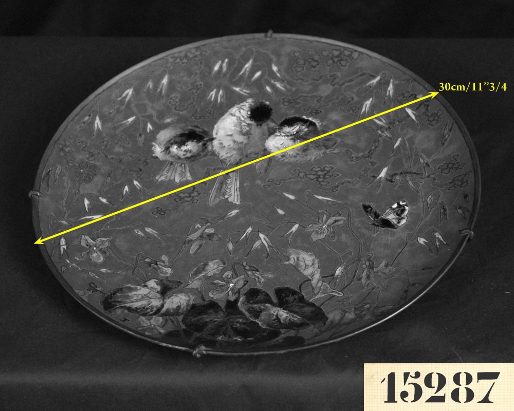 АНДРЕ-ФЕРНАНД ТЕСМАР (1845-1912),  МЕЗОН Ф. БАРБЕДЬЕНН,  Тарелка с японским орнаментом.-4