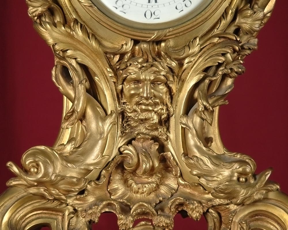 ЛЕОН МЕССАЖЕ (8 марта1842 – 16 мая 1901 ?),  Часы с Амуром -4