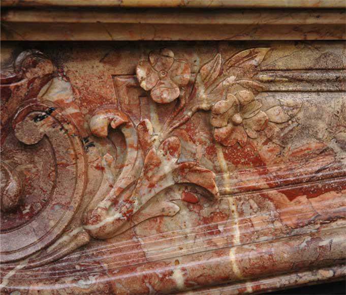 Louis XV style fireplace in Sarrancolin_ru