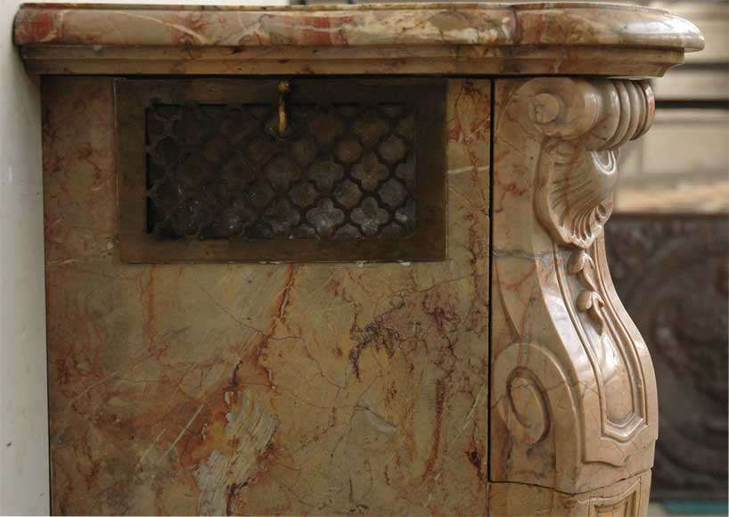 Louis XV style fireplace in Sarrancolin_ru