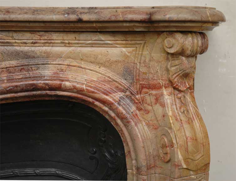 Louis XV style fireplace in Sarrancolin_ru