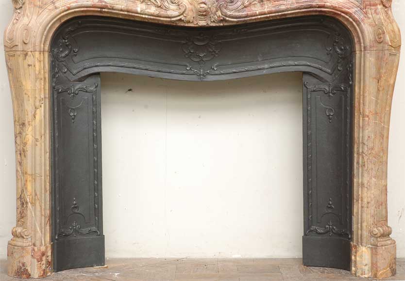 Louis XV style fireplace in Sarrancolin_ru