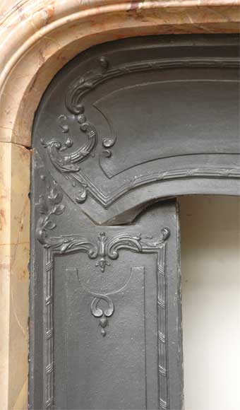 Louis XV style fireplace in Sarrancolin_ru