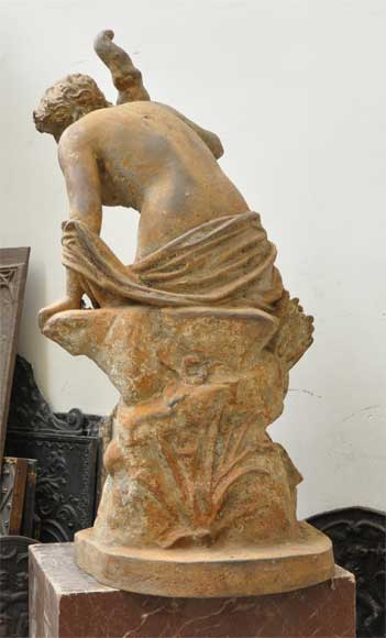 Antique cast iron statue signed by Ducel_ru