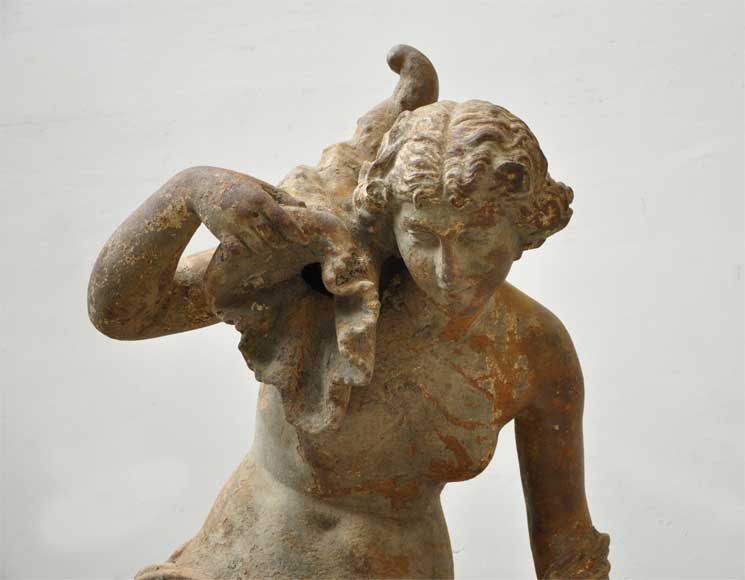 Antique cast iron statue signed by Ducel_ru