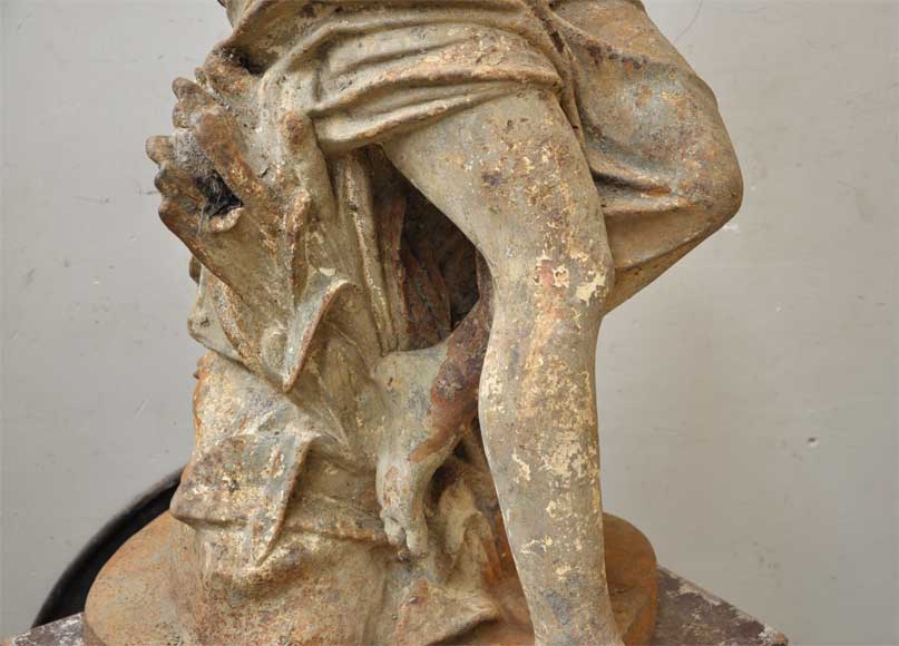 Antique cast iron statue signed by Ducel_ru